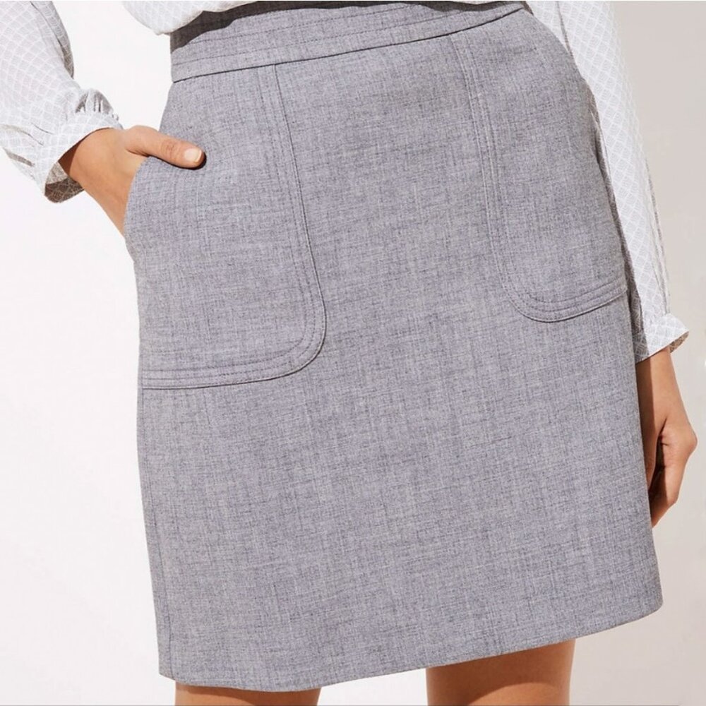 NWT Ann Taylor LOFT Pocket A-Line Skirt